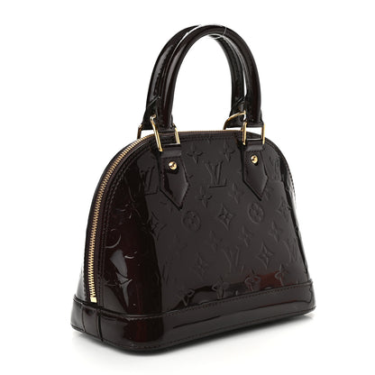 Louis Vuitton Vernis Alma BB Amarante 3 of 9