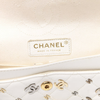 Chanel Calfskin CC Punk 2.55 Reissue 224 Flap White 6 of 14