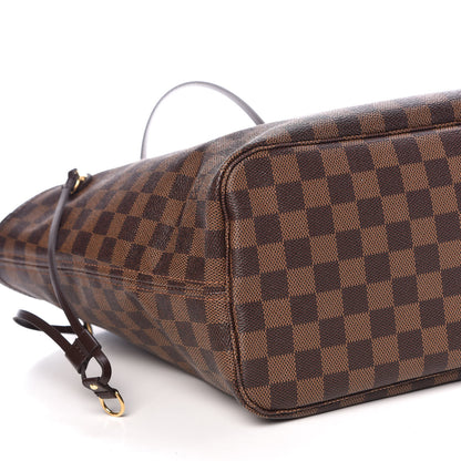 Louis Vuitton Damier Ebene Neo Neverfull MM Rose Ballerine 11 of 12