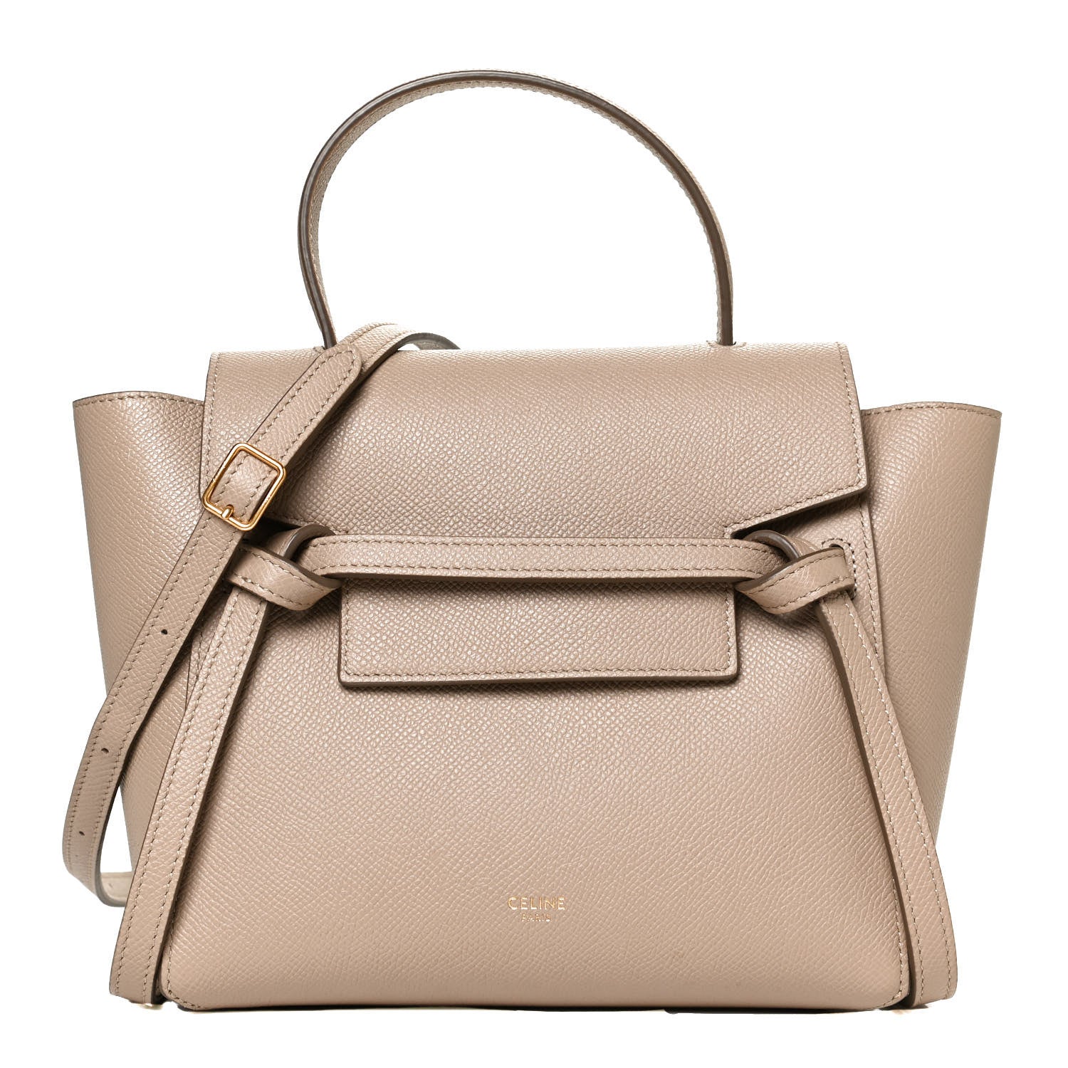 Celine Grained Calfskin Nano Belt Bag Light Taupe 1 of 12