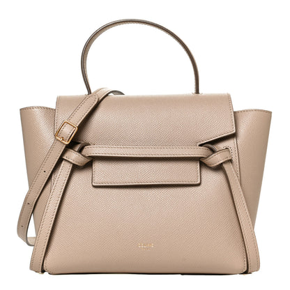 Celine Grained Calfskin Nano Belt Bag Light Taupe 1 of 12