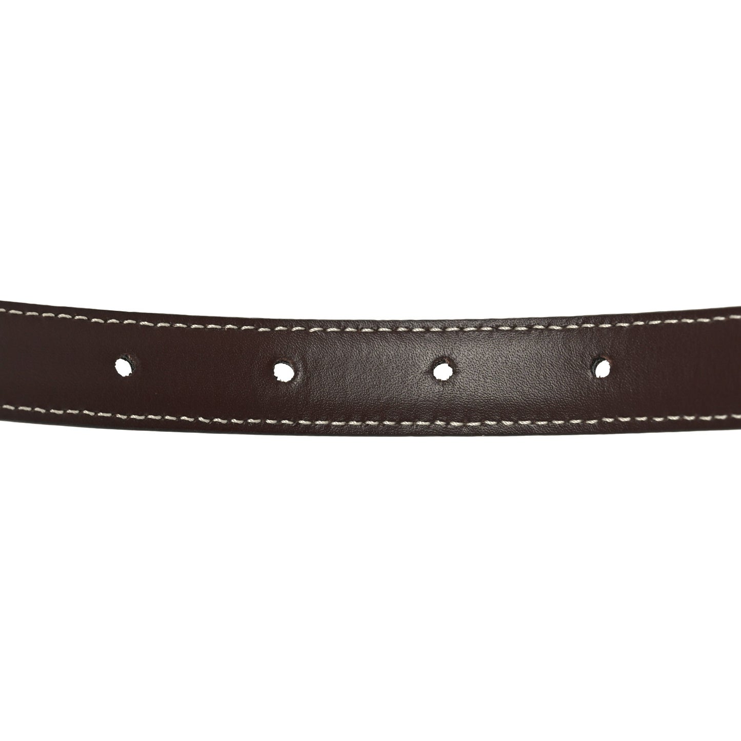 Box Calfskin Small 18mm Triomphe Belt 75 30 Chestnut