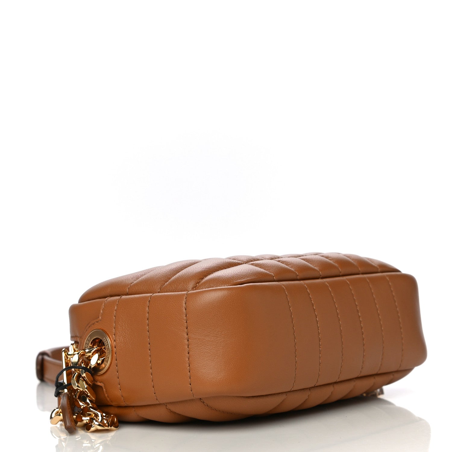 Burberry Lambskin Quilted Mini Lola Camera Bag Maple Brown 4 of 11