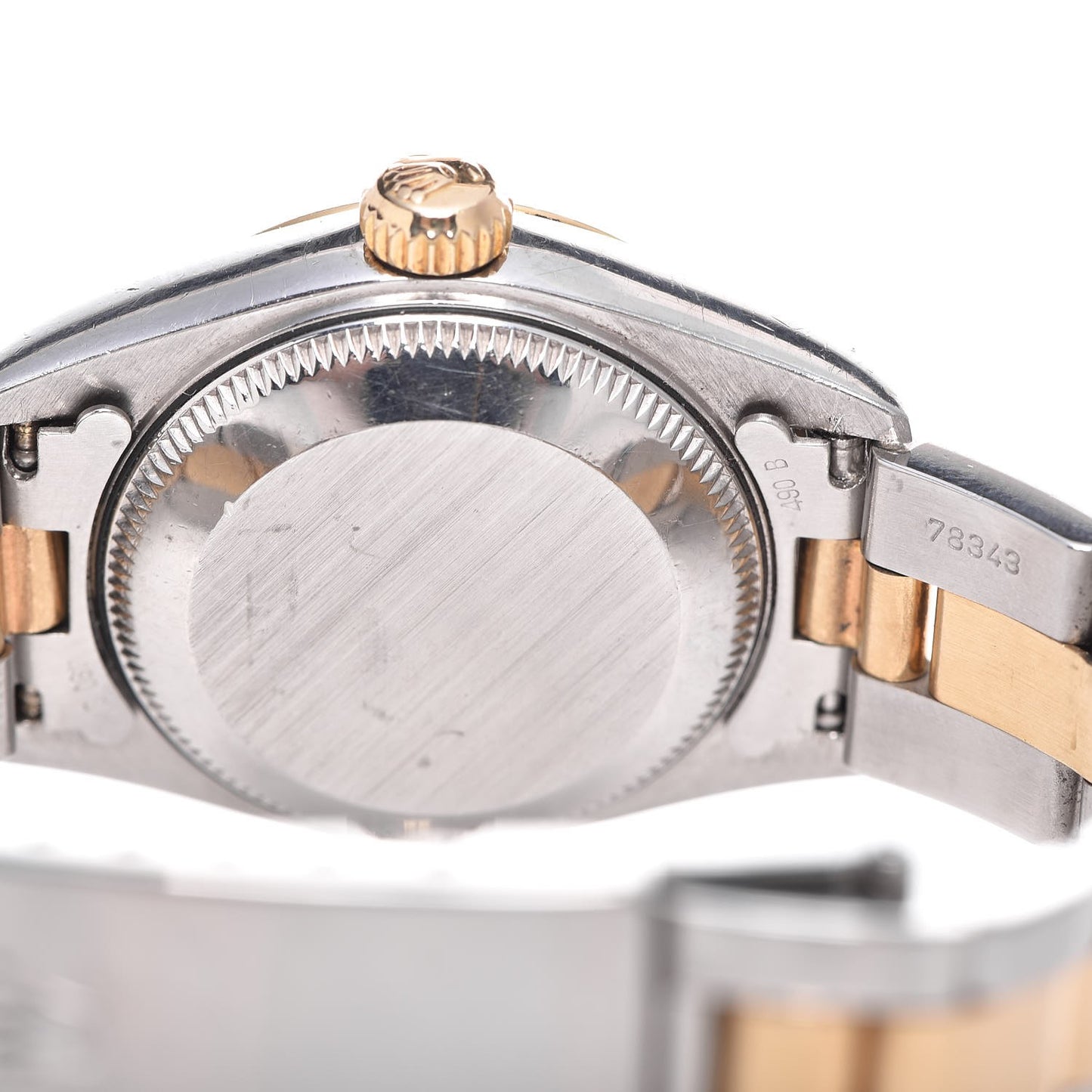 Stainless Steel 18K Yellow Gold 26mm Oyster Perpetual DateJust Watch Slate Roman 69163