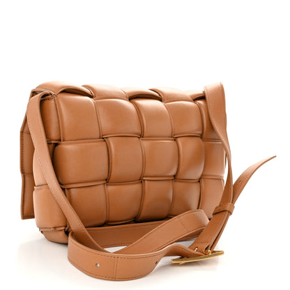 Bottega Veneta Nappa Maxi Intreccio Padded Cassette Crossbody Bag Caramel 3 of 9