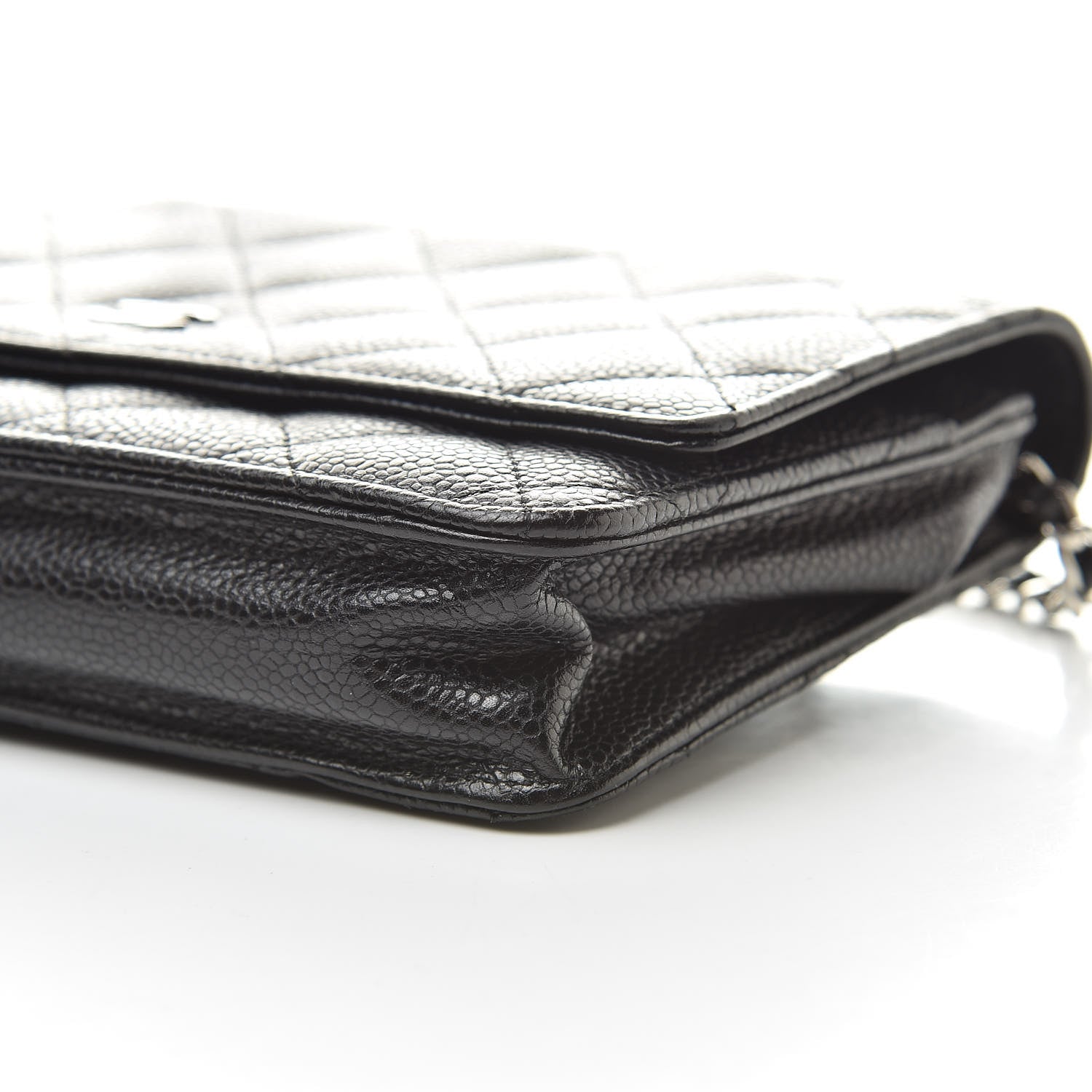 Chanel Caviar Quilted Wallet On Chain WOC Black 11 of 12