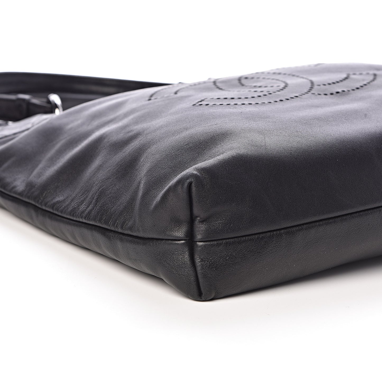 Lambskin CC Shoulder Bag Black