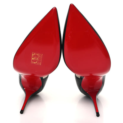 Christian Louboutin Shiny Nappa Iriza 100 Pumps 38 Black 5 of 9