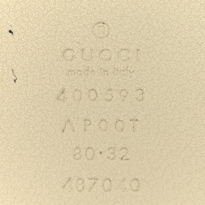 Gucci Calfskin Double G 40mm Belt 80 32 Mystic White 5 of 6