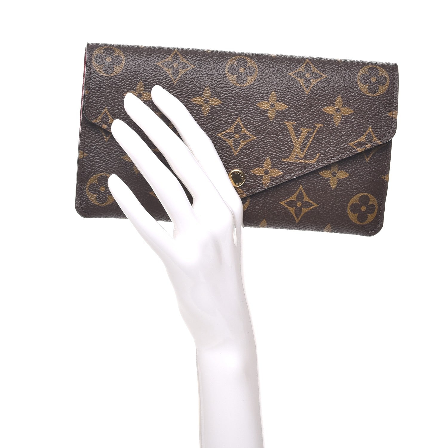 Louis Vuitton Monogram Jeanne Wallet Fuchsia 2 of 12
