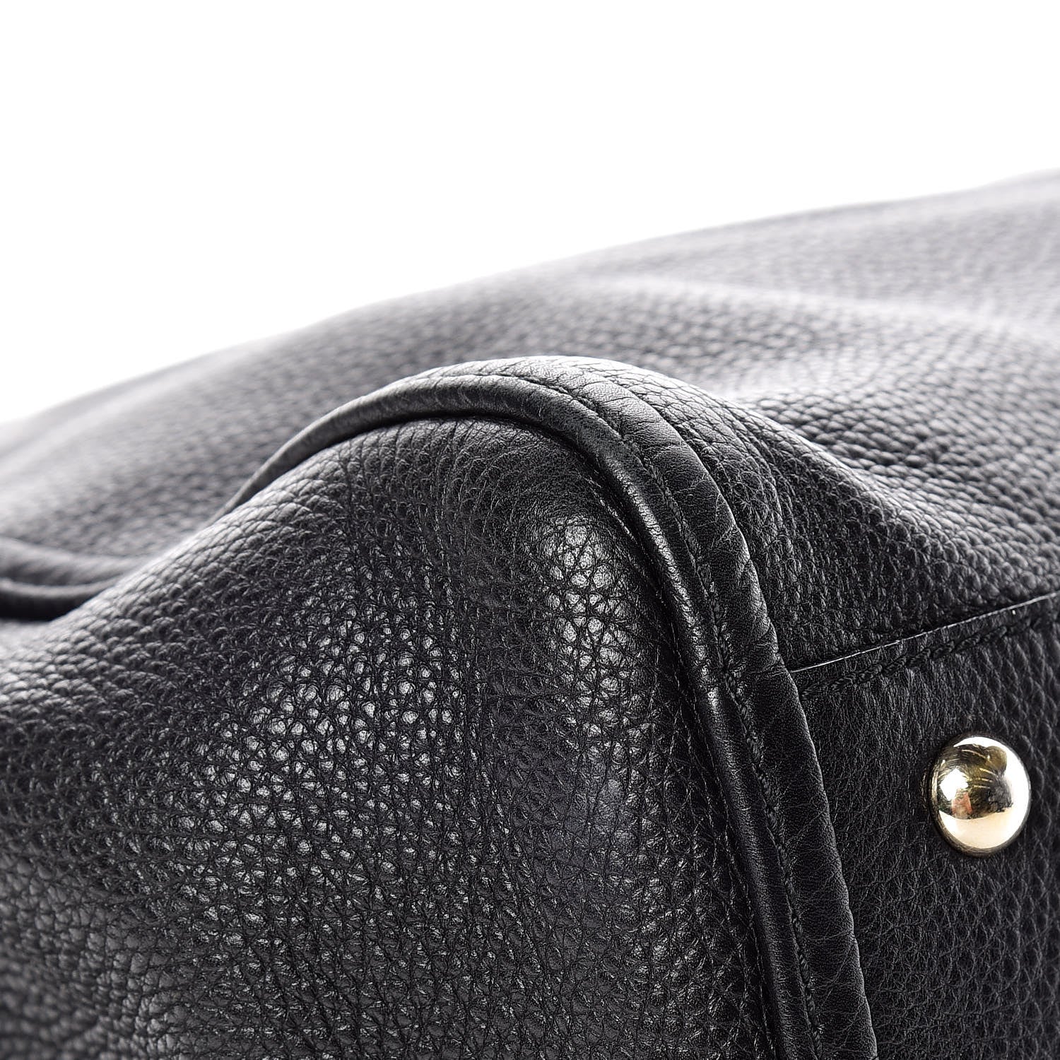 Gucci Pebbled Calfskin Medium Soho Shoulder Bag Black 11 of 15