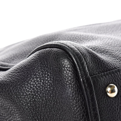 Gucci Pebbled Calfskin Medium Soho Shoulder Bag Black 11 of 15
