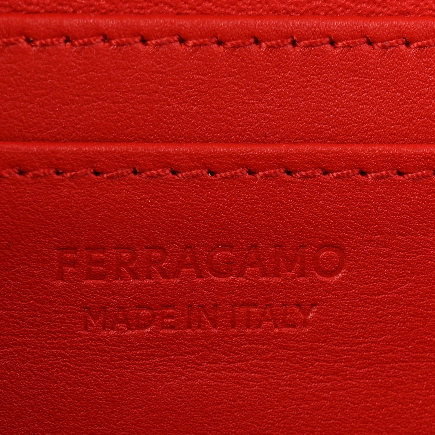 Brushed Calfskin Mini Geometric Clutch Bag Flame Red