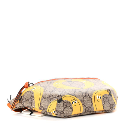 Gucci GG Supreme Monogram Banana Childrens Belt Bag Beige Ebony Multicolor Carrot Orange 4 of 9