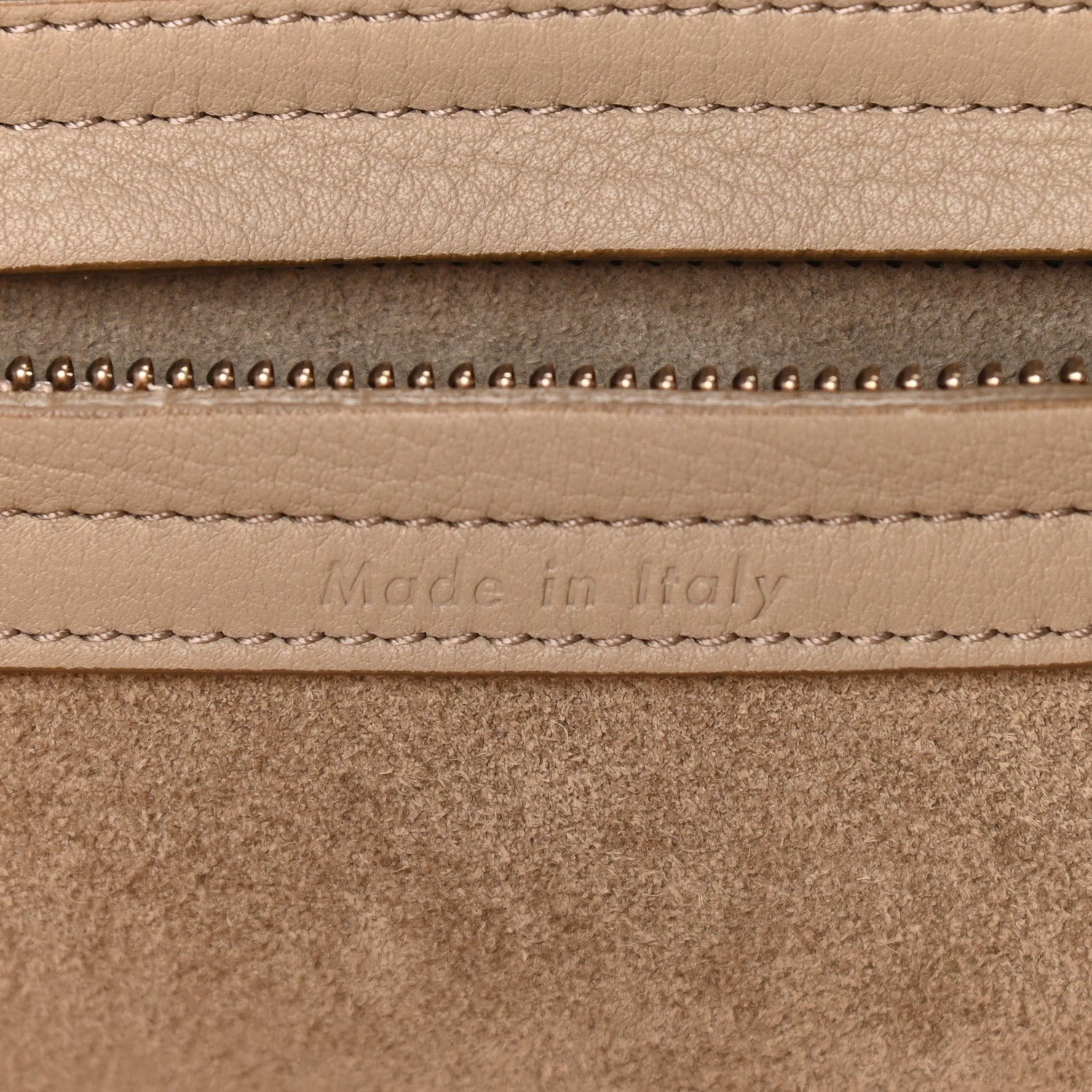 Celine Grained Calfskin Medium Phantom Luggage Beige 7 of 10