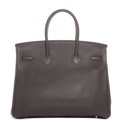 Hermes Togo Birkin 35 Etain 4 of 25