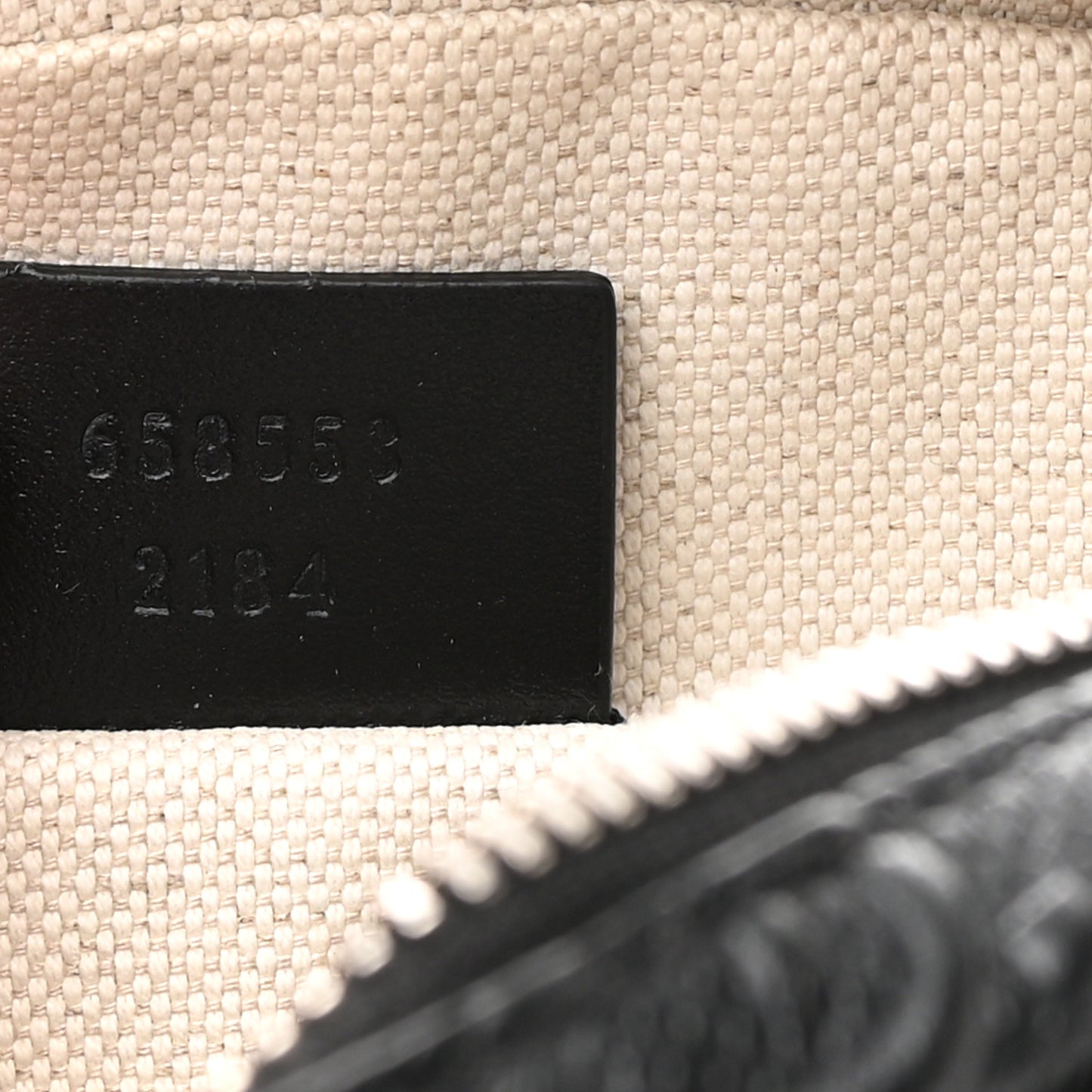 Calfskin GG Tennis Embossed Mini Double Zip Messenger Bag Black