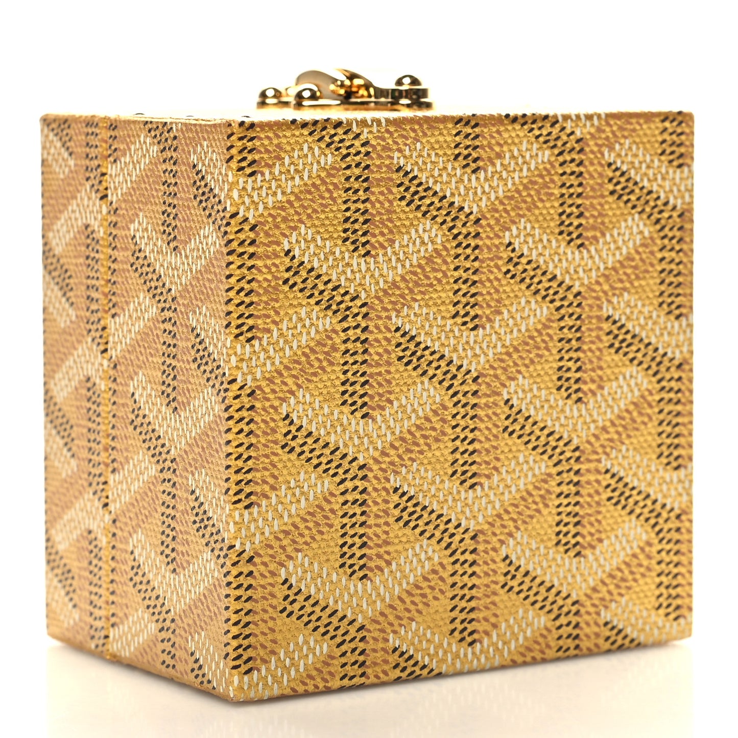 Goyardine Precious Metals Regence Mini Trunk Gold