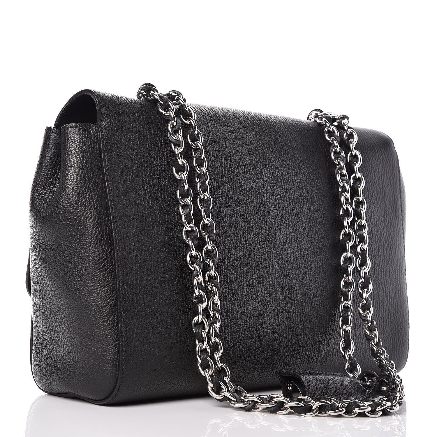 Mulberry Glossy Goatskin Medium Lily Black 3 of 11