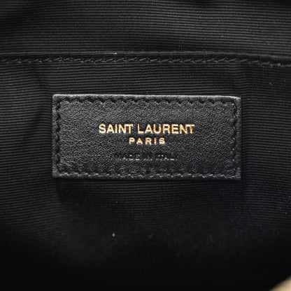 Saint Laurent Calfskin Matelasse Monogram Lou Camera Bag Dark Beige 6 of 14