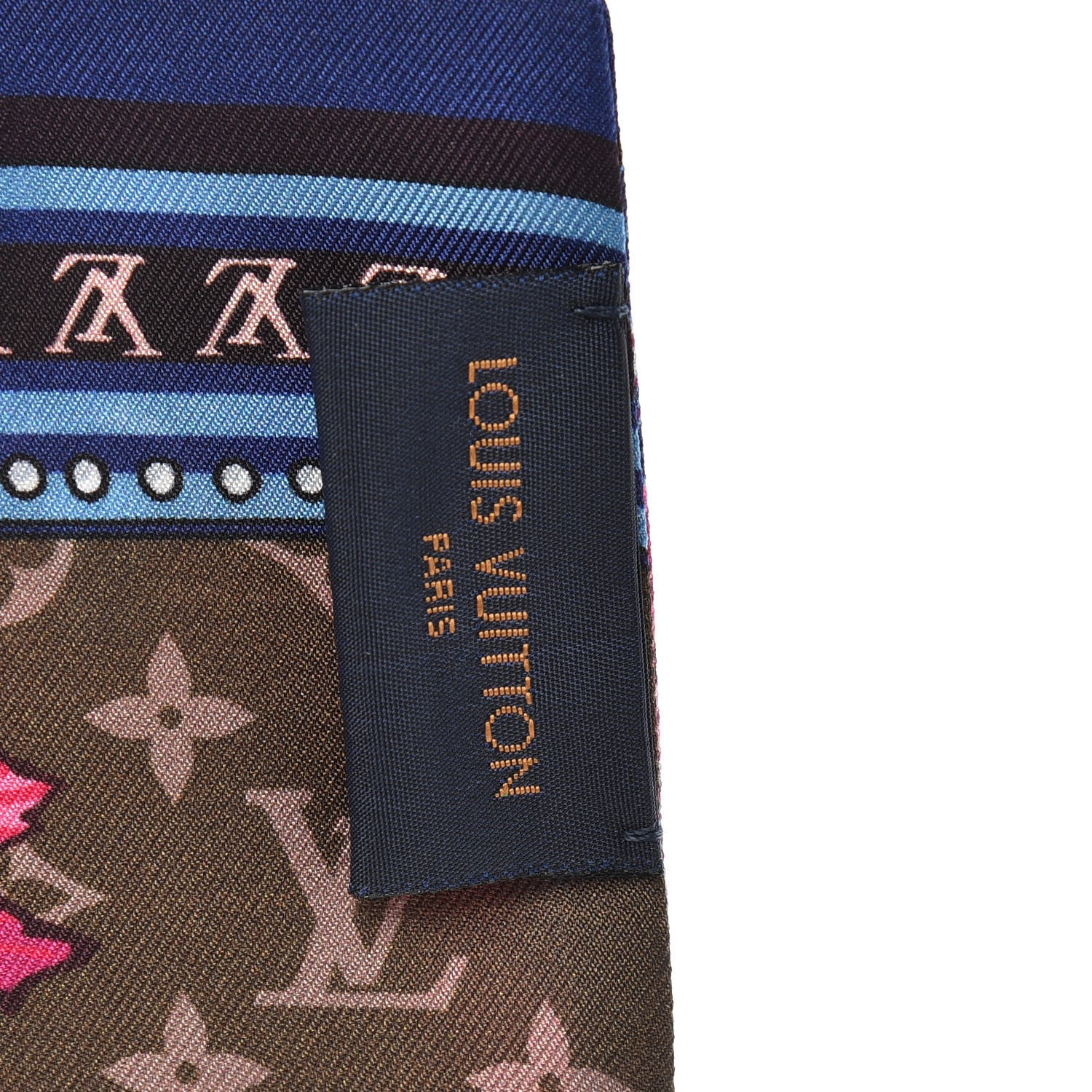 Louis Vuitton Silk Louis A Paris Bandeau Fuchsia 3 of 3