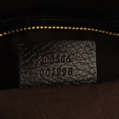 Gucci Monogram Charlotte Medium Hobo Brown 6 of 7