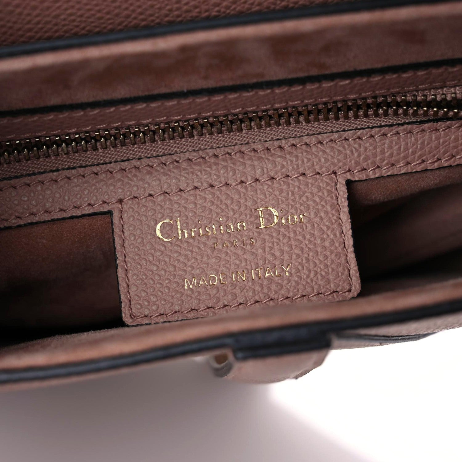 Christian Dior Grained Calfskin Saddle Bag Fard 8 of 9