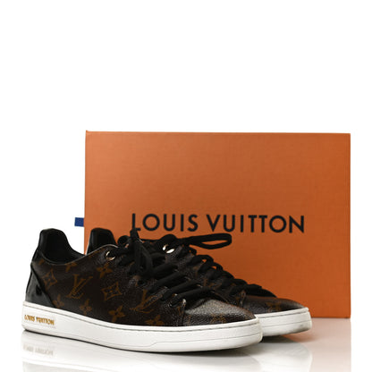 Louis Vuitton Patent Monogram Frontrow Sneakers 39 11 of 11