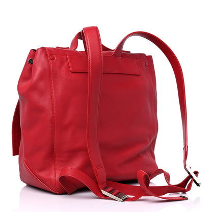 Proenza Schouler Calfskin Large PS Courier Backpack Red 3 of 31