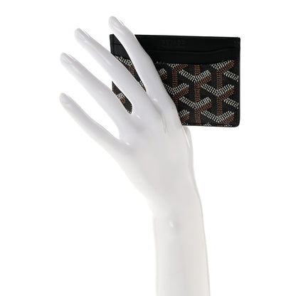 Goyard Goyardine Saint Sulpice Card Holder Black 2 of 9