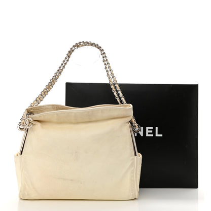 Chanel Lambskin Medium Ultimate Soft Tote Ivory 18 of 18
