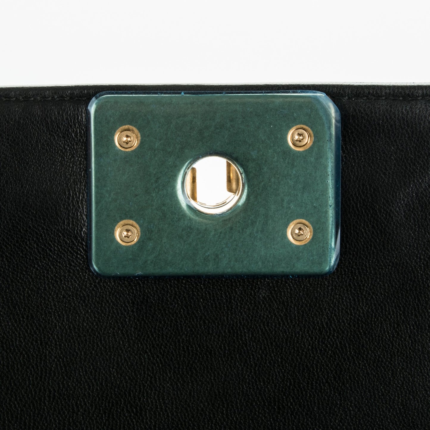 Lambskin Quilted New Medium Boy Flap Black