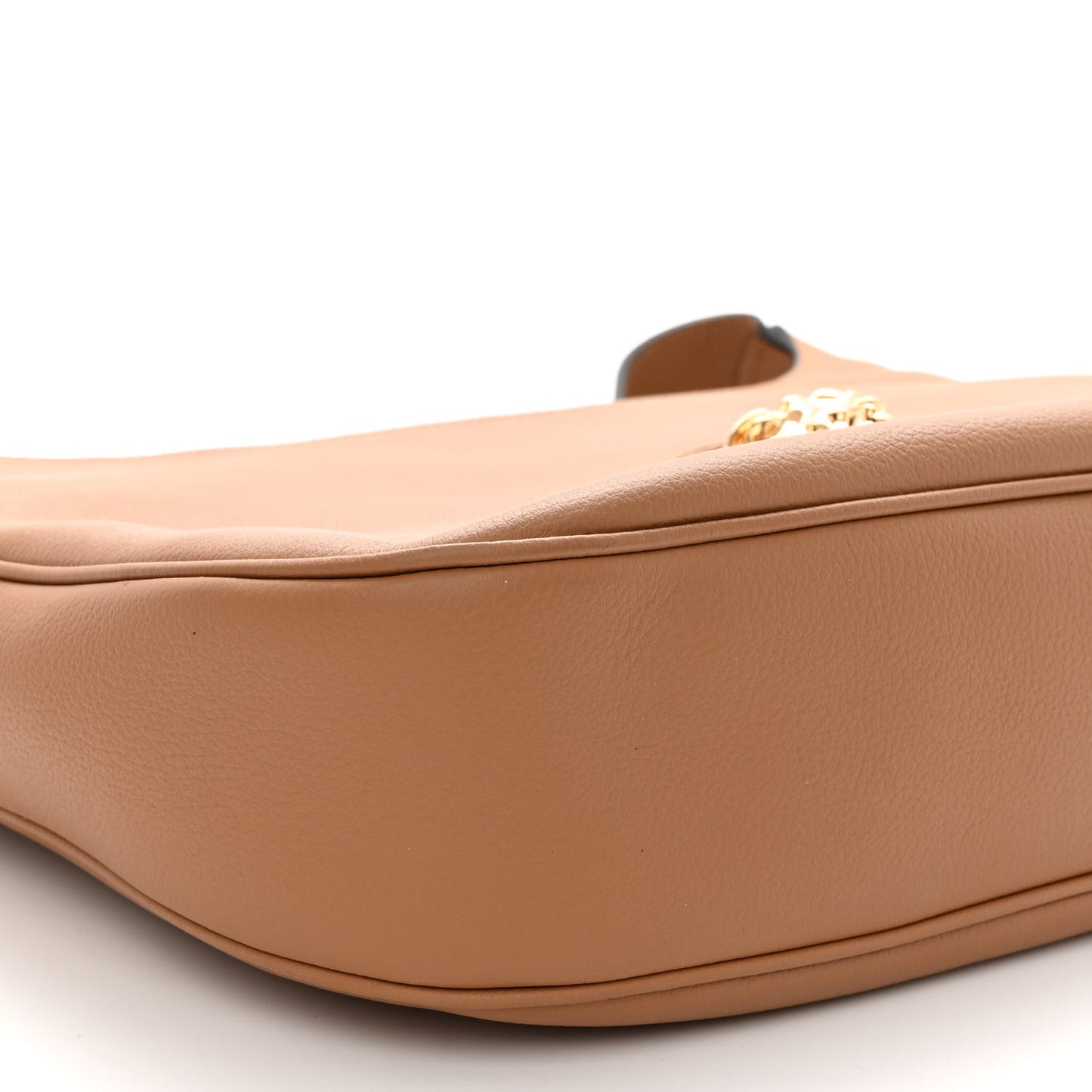 Calfskin La Medusa Medium Hobo Crossbody Brown