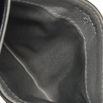 Chanel Lambskin Camellia Embossed Card Holder Black 5 of 8