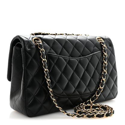 Chanel Lambskin Quilted Medium Double Flap Black 3 of 11
