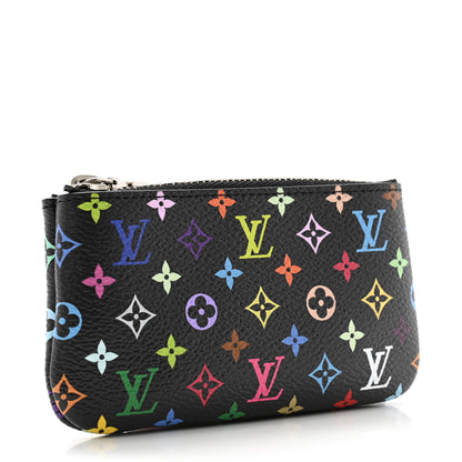 Louis Vuitton LV X TM Monogram Multicolor Key Pouch Black 3 of 7