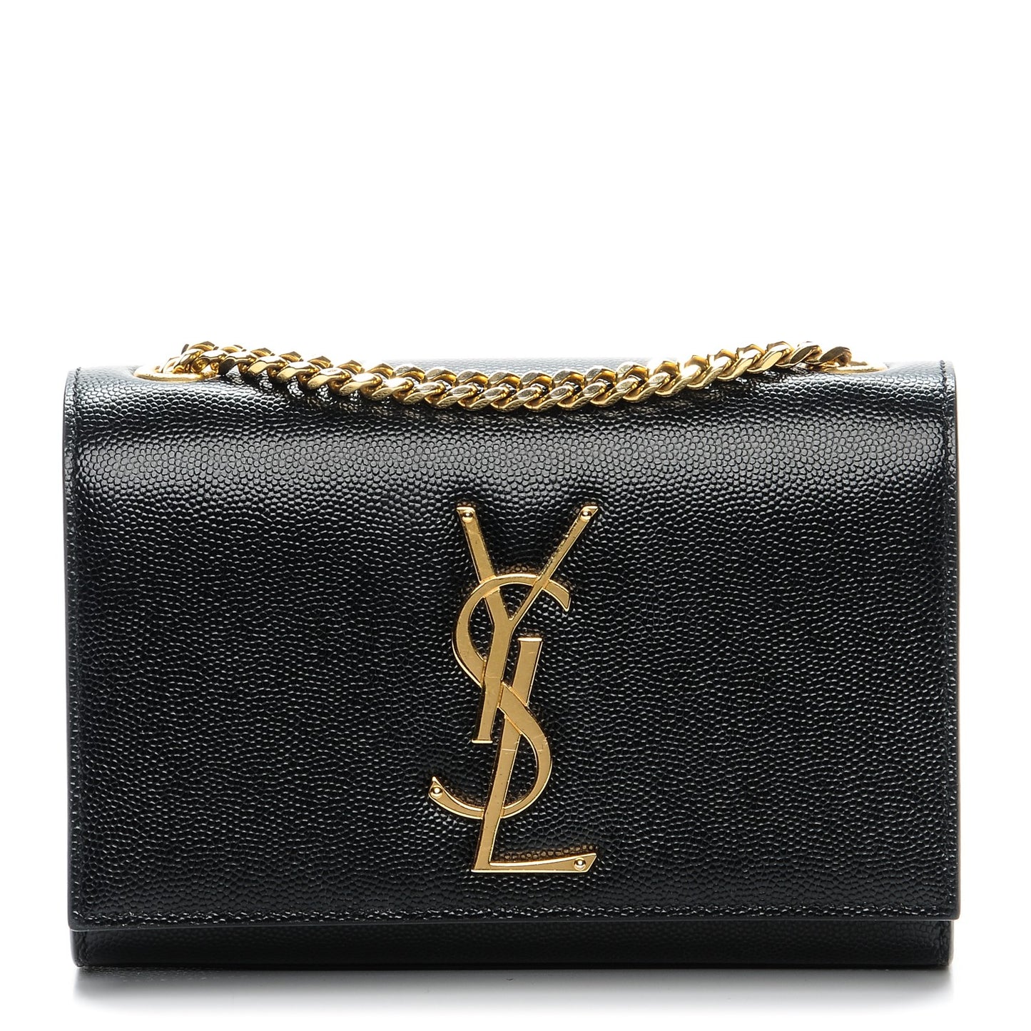 Grain De Poudre Small Monogram Kate Satchel Black