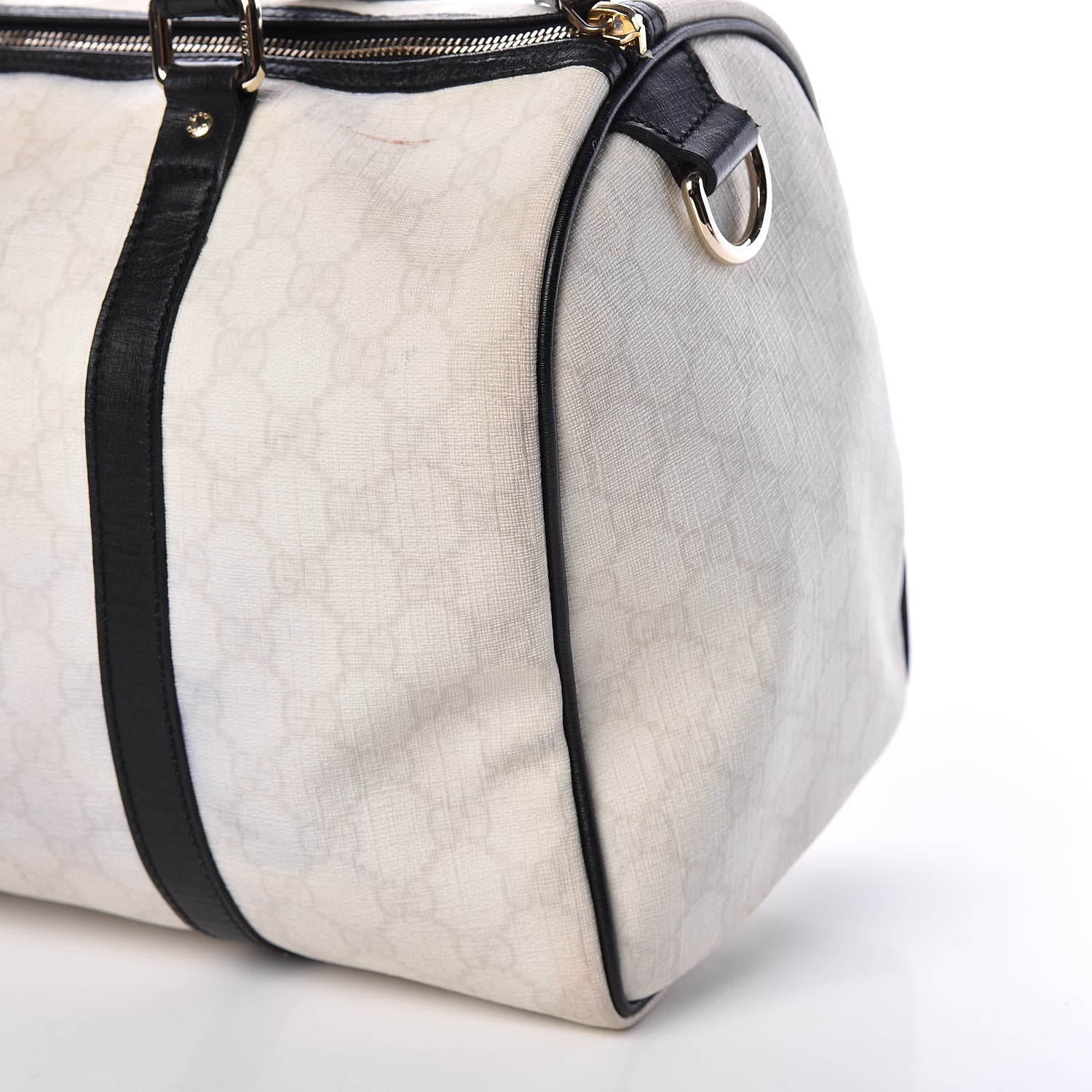 Gucci GG Plus Monogram Medium Joy Boston White Black 22 of 27