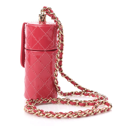 Chanel Patent Calfskin Lipstick Case On Chain Pink 3 of 9