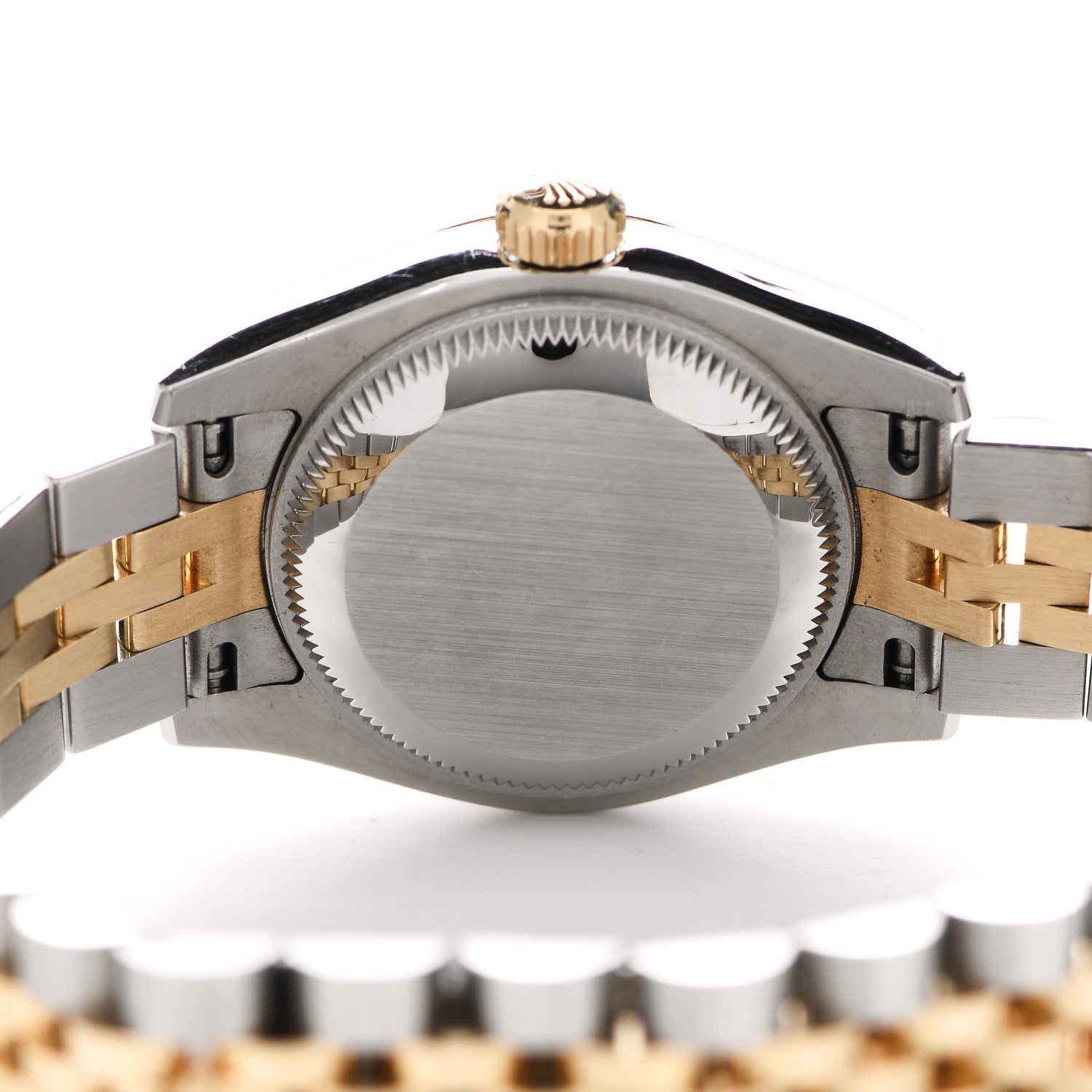 Rolex Stainless Steel 18K Yellow Gold 26mm Oyster Perpetual Datejust Watch Champagne Roman 179173 4 of 5