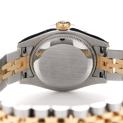 Rolex Stainless Steel 18K Yellow Gold 26mm Oyster Perpetual Datejust Watch Champagne Roman 179173 4 of 5