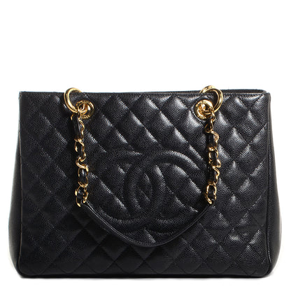 Chanel Caviar Grand Shopping Tote GST Black 1 of 6