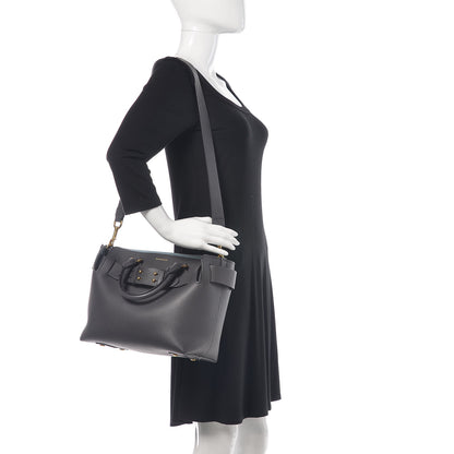 Burberry Soft Grain Calfskin Small Belt Bag Charcoal Grey 2 of 15