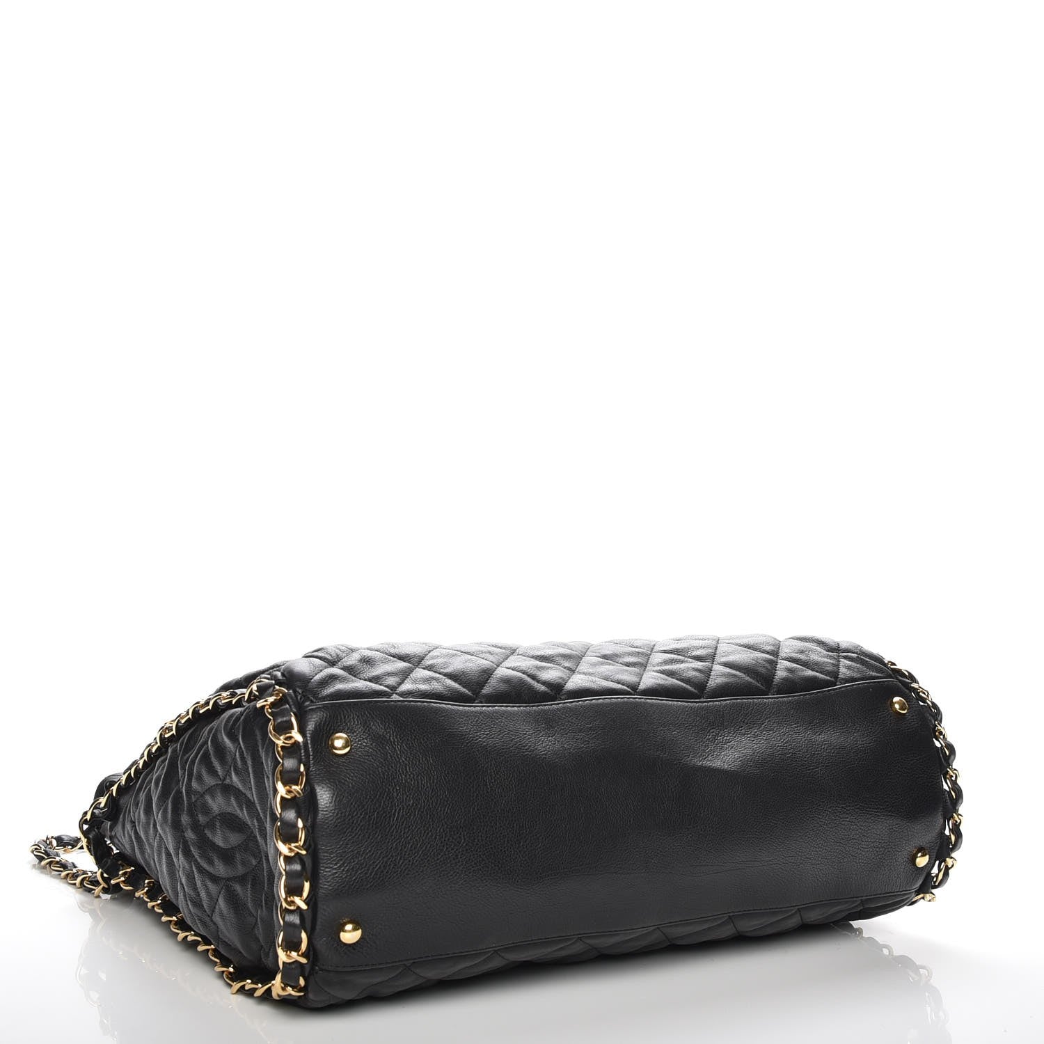 Chanel Calfskin Quilted Large Chain Me Hobo Black 4 of 8