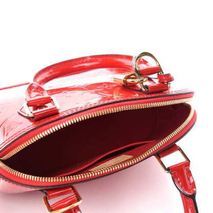 Louis Vuitton Vernis Alma BB Cherry 5 of 11