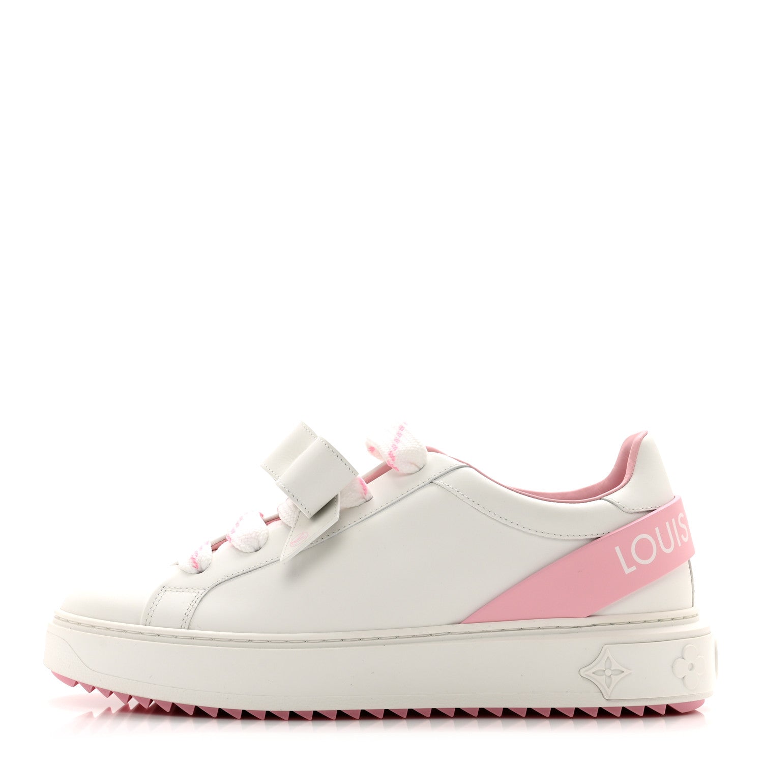 Louis Vuitton Time Out Bow Sneakers 40 White Pink 1 of 9