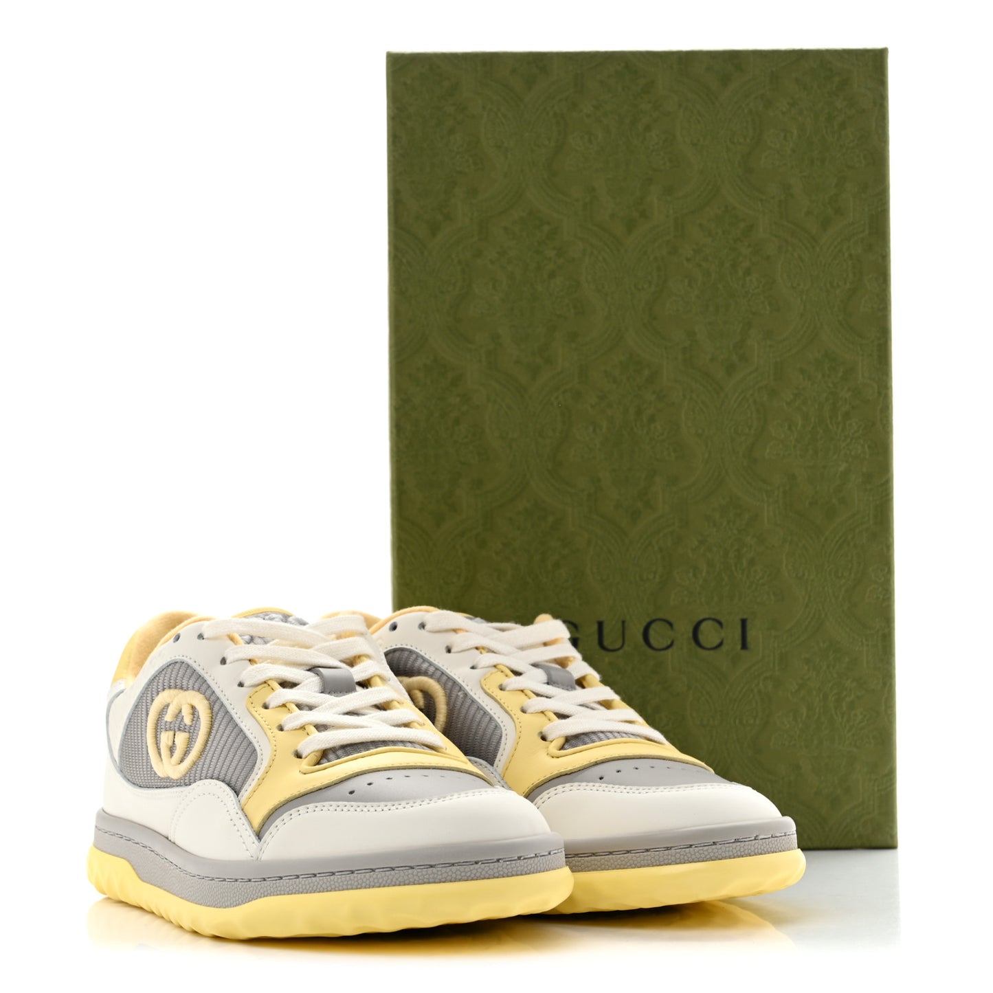 Dali Soft Calfskin Womens Mac80 Sneakers 35 Off White Grey Sky Yellow