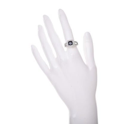 David Yurman Sterling Silver Diamond Black Orchid 7mm Petite Albion Ring 52 6 2 of 5