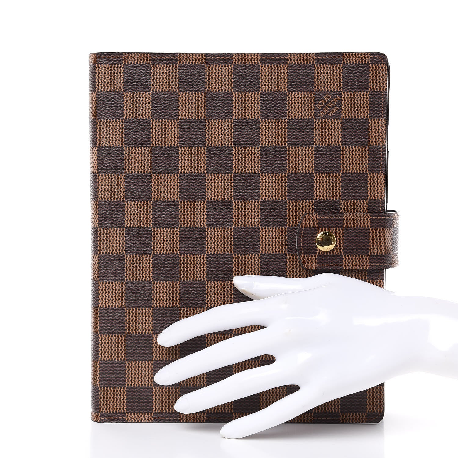 Louis Vuitton Damier Ebene Large Ring Agenda Cover 2 of 9