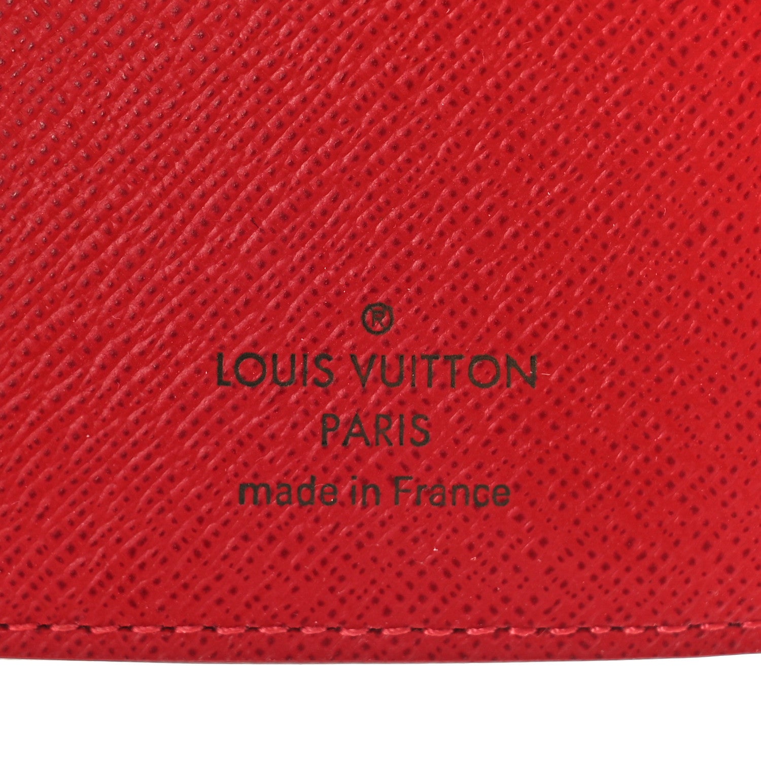 Louis Vuitton Damier Ebene Studded Victorine Wallet Cherry 6 of 8